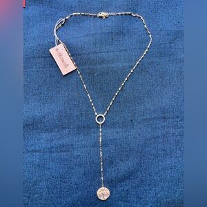Element Gold Necklace with Circle Pendant